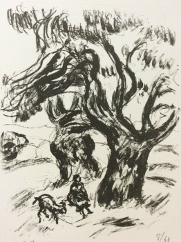 rene_seyssaud_chevriere_lithographie_provence_1954_amis_de_seyssaud