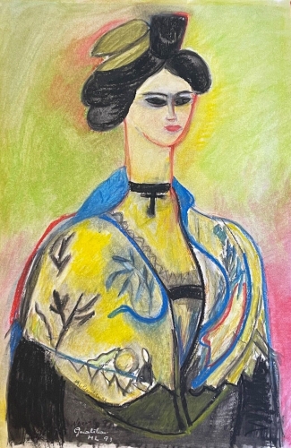 larlesienne_grand_pastel_de_1993_arles_provence_france_camargue