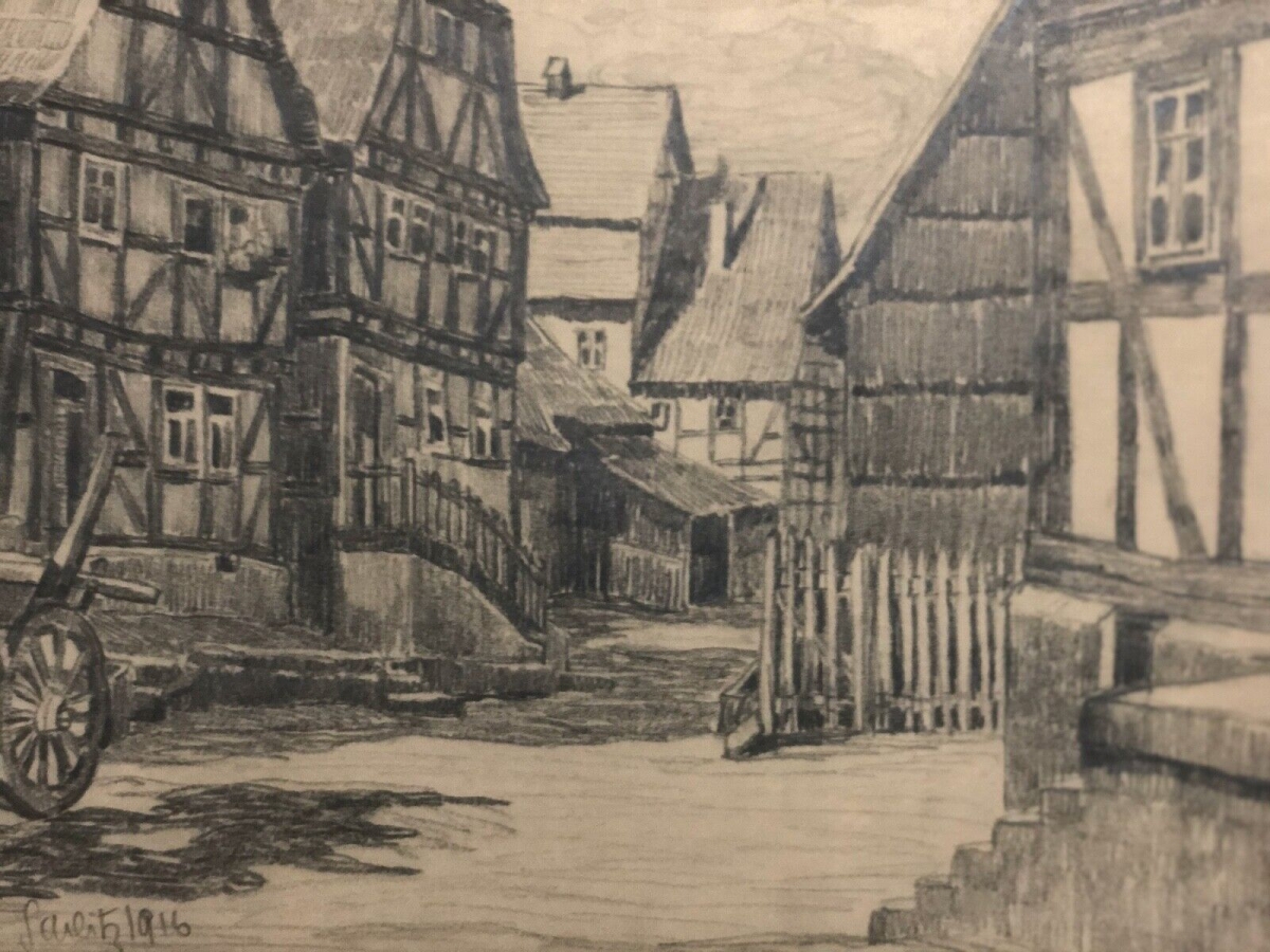 schutz_verbandsgemeinde_daun_grand_dessin_au_graphite_de_1916_allemagne