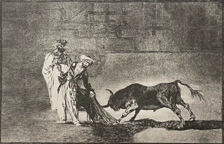 francisco_goya_1746-1828_espagne_tauromachie_taureau_fac-simile_c_1982