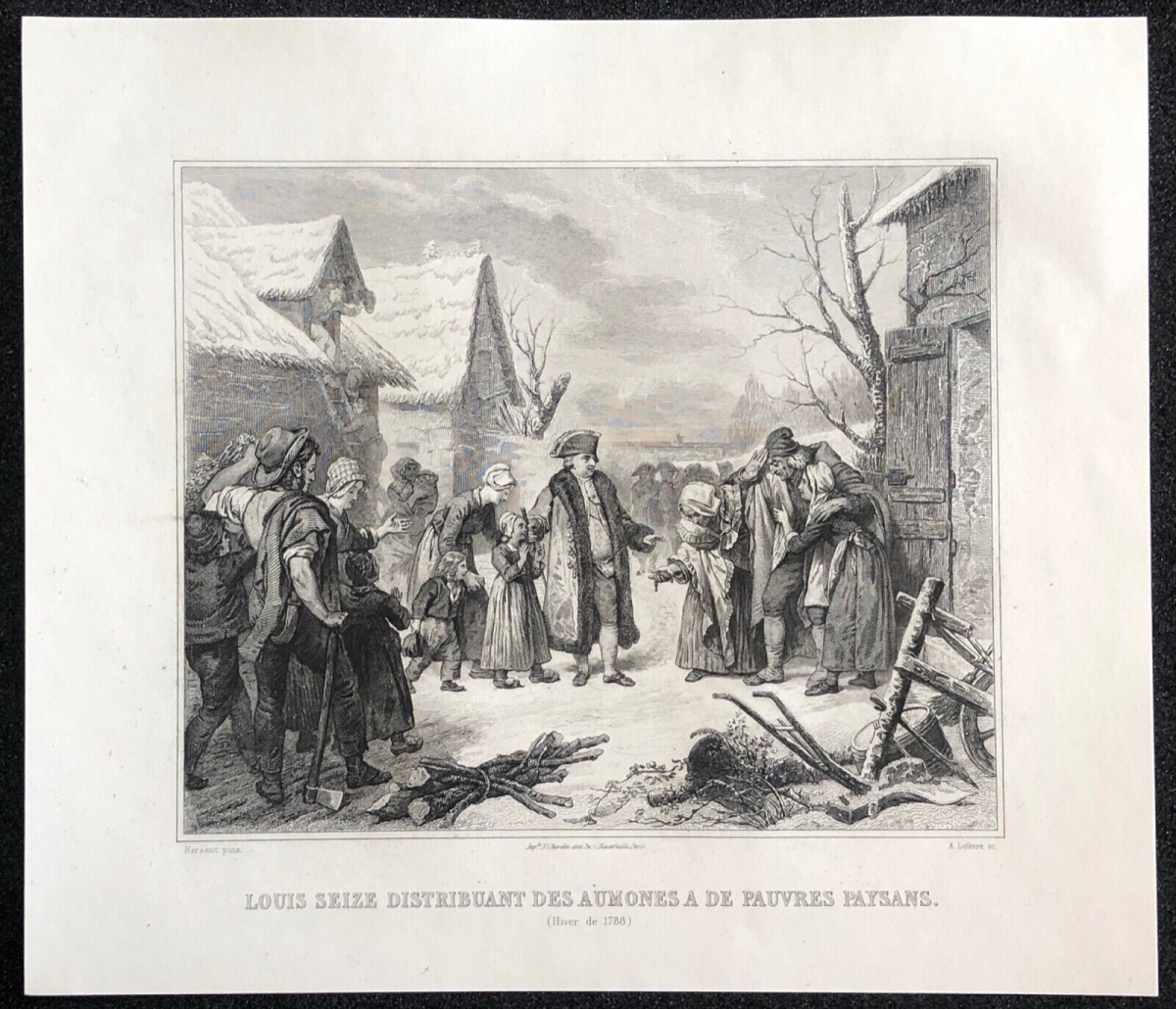 louis_xvi_distribuant_des_aumones_a_de_pauvres_paysans_gravure_vers_1845