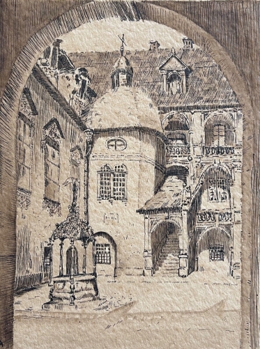 jean_joseph_chabridon_bruges_belgique_beffroi_canal_cygnes_eau-forte_circa_1932
