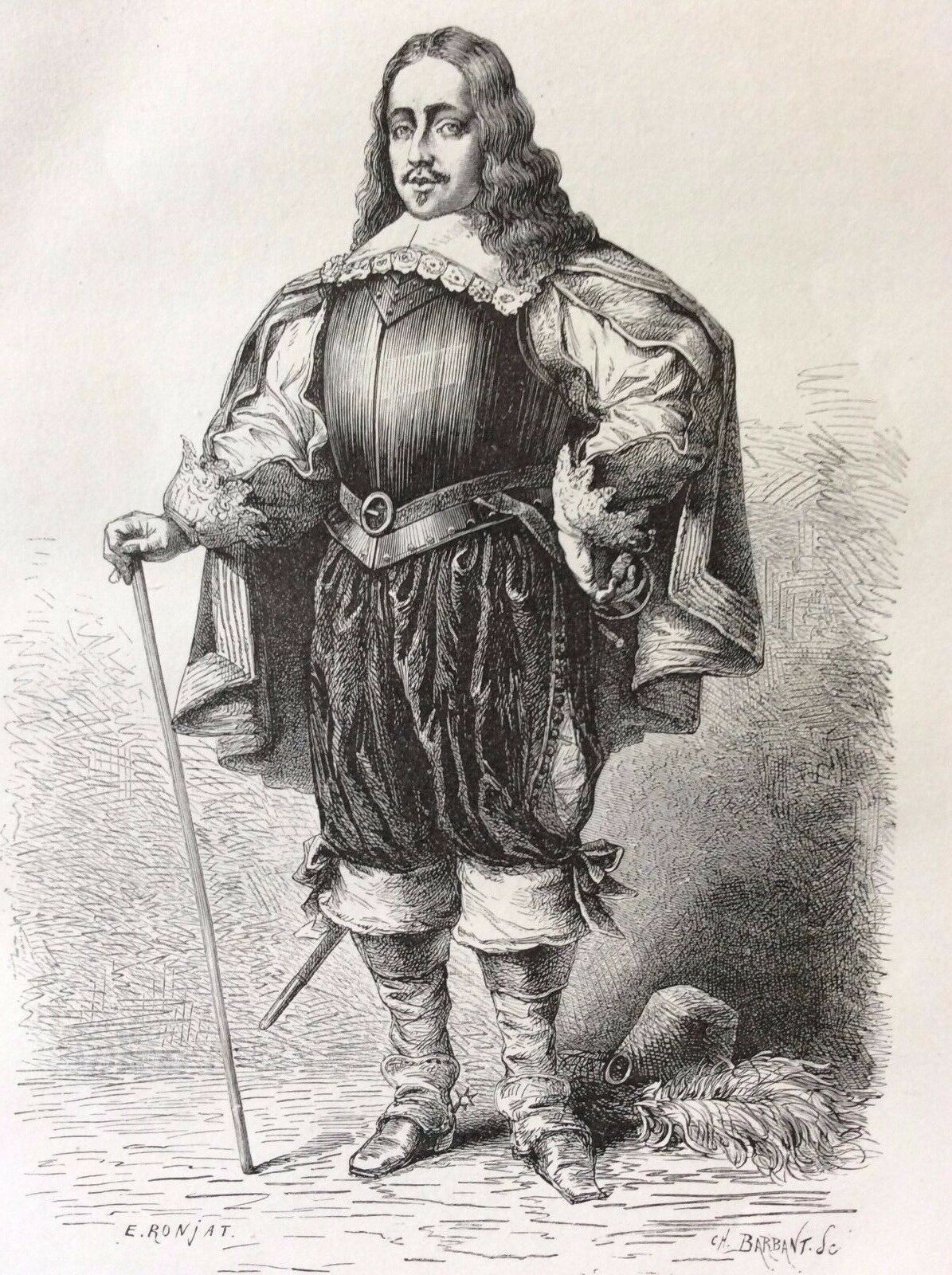 richard_cromwell_engraving_etching_19th_century_england_lord_protector