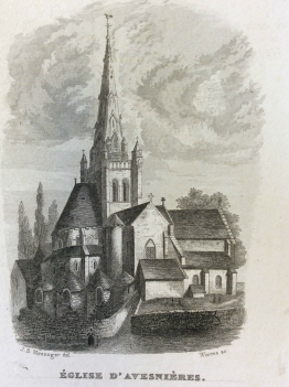 eglise_d_avesnieres_mayenne_gravure_sur_acier_milieu_xixe