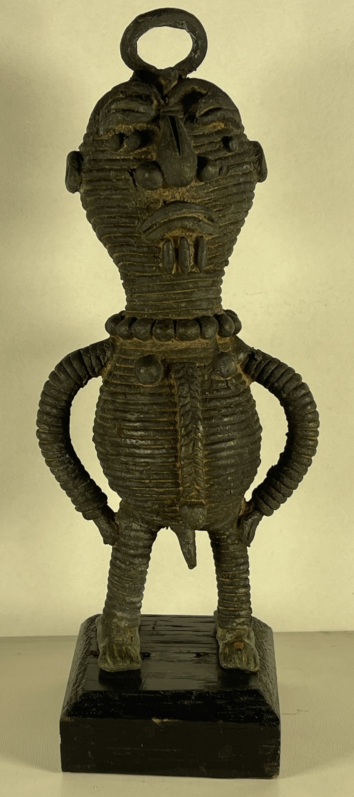 akan_statuette_janus_metal_ancien_homme_femme_double_figures_afrique