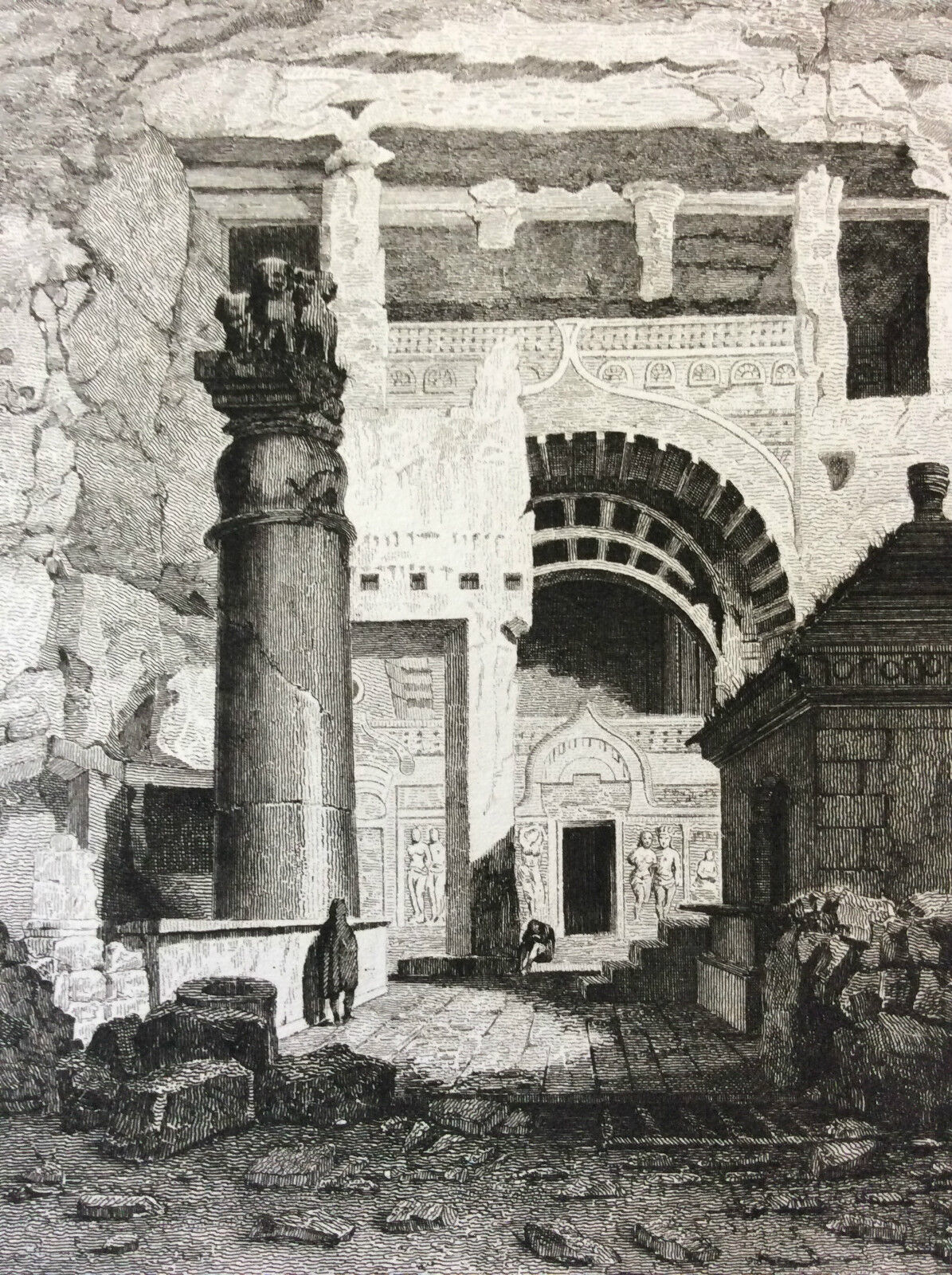 inde__aurungabad,_temple_souterrain_caveaux_de_karli_ekverah__bouddhisme,_bouddha_