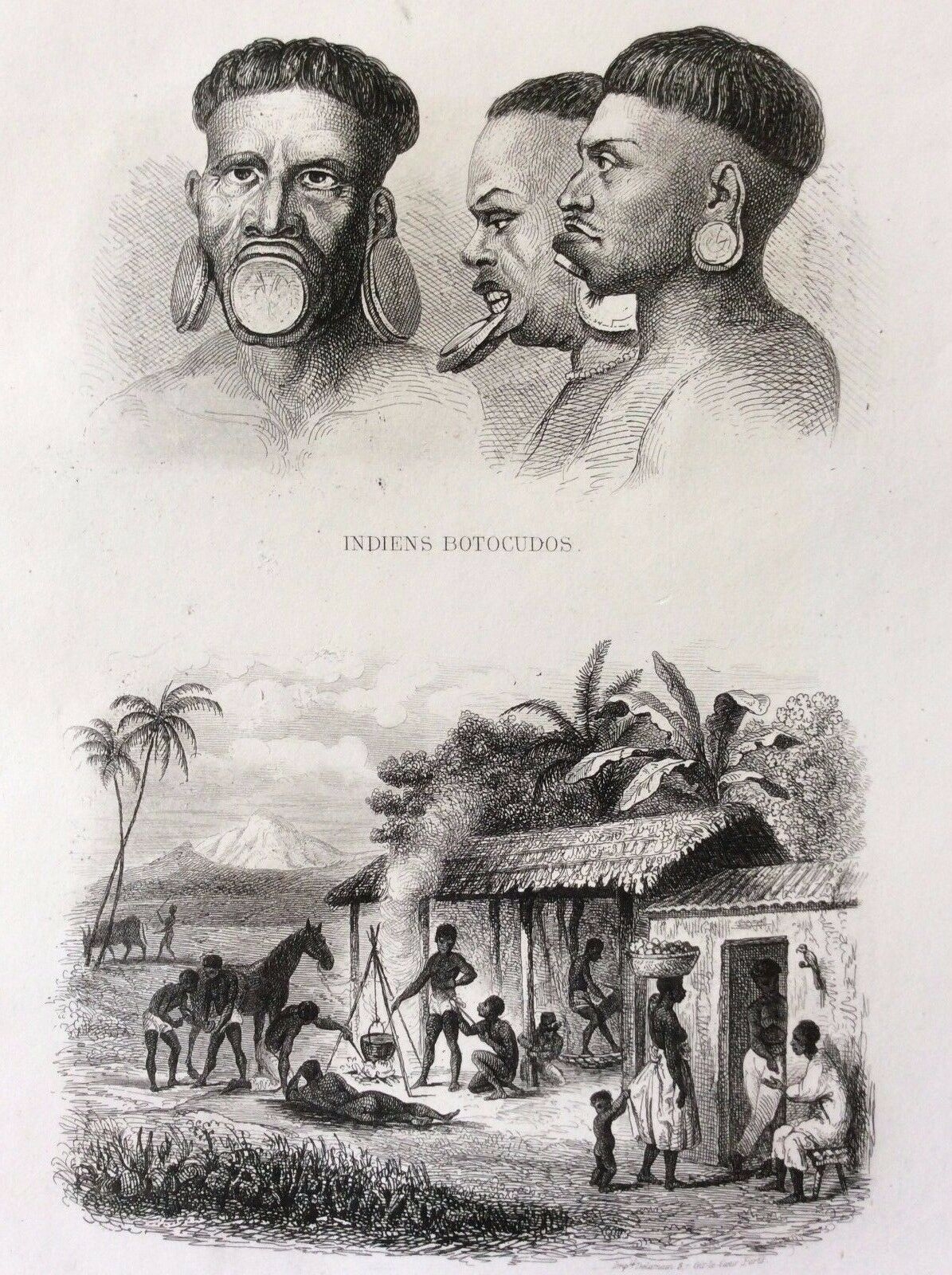 indiens_botocudos_+_rancho_indien_lithographie_1857_par_rouargue_xixe