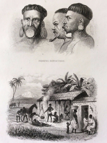 indiens_botocudos_+_rancho_indien_lithographie_1857_par_rouargue_xixe