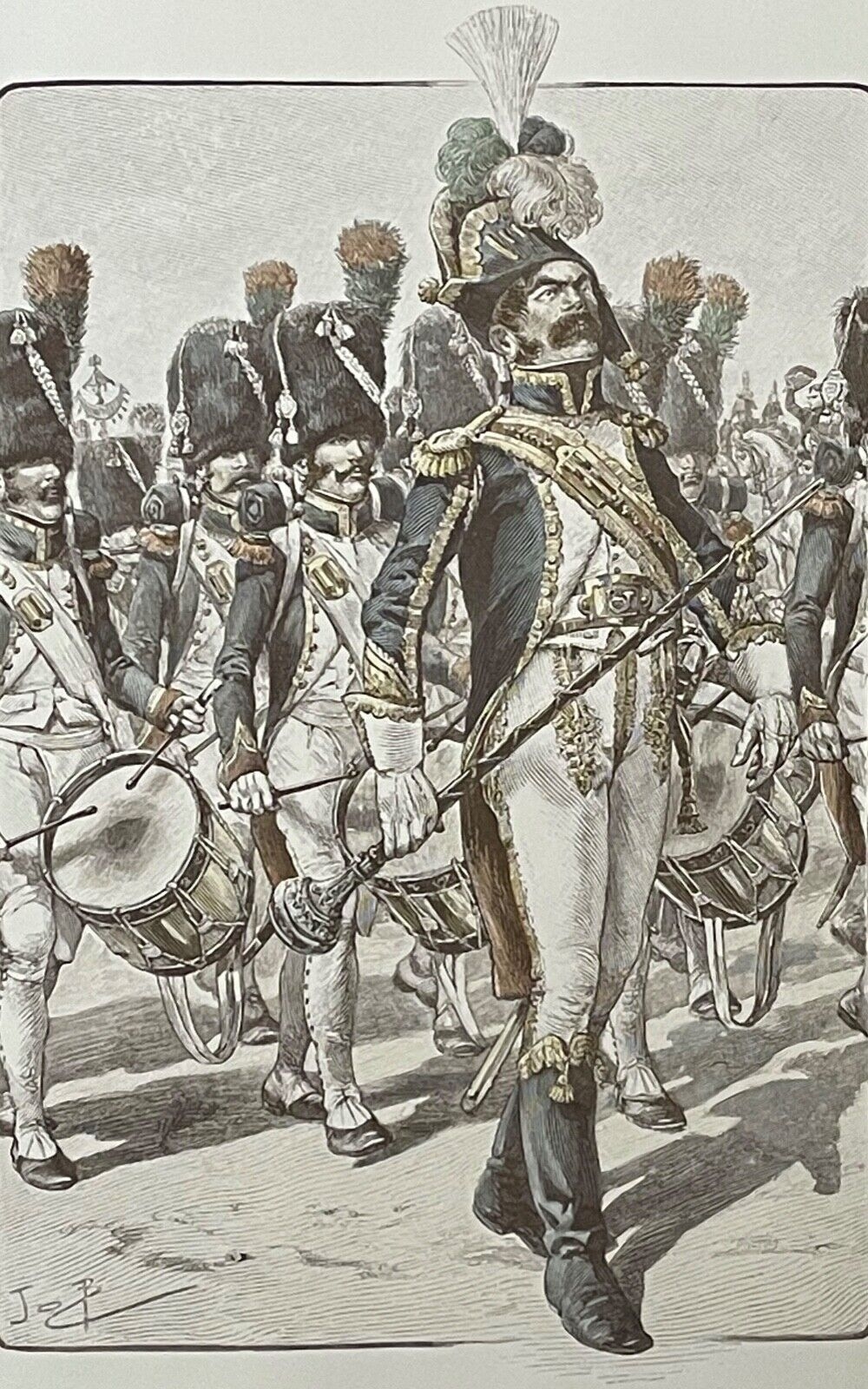 tambour-major_chasseur_a_pied_napoleon_bonaparte_dapres_job_1858-1931_france