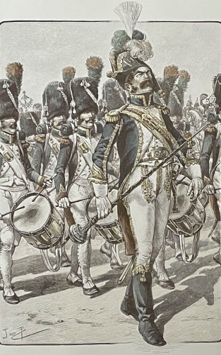 tambour-major_chasseur_a_pied_napoleon_bonaparte_dapres_job_1858-1931_france