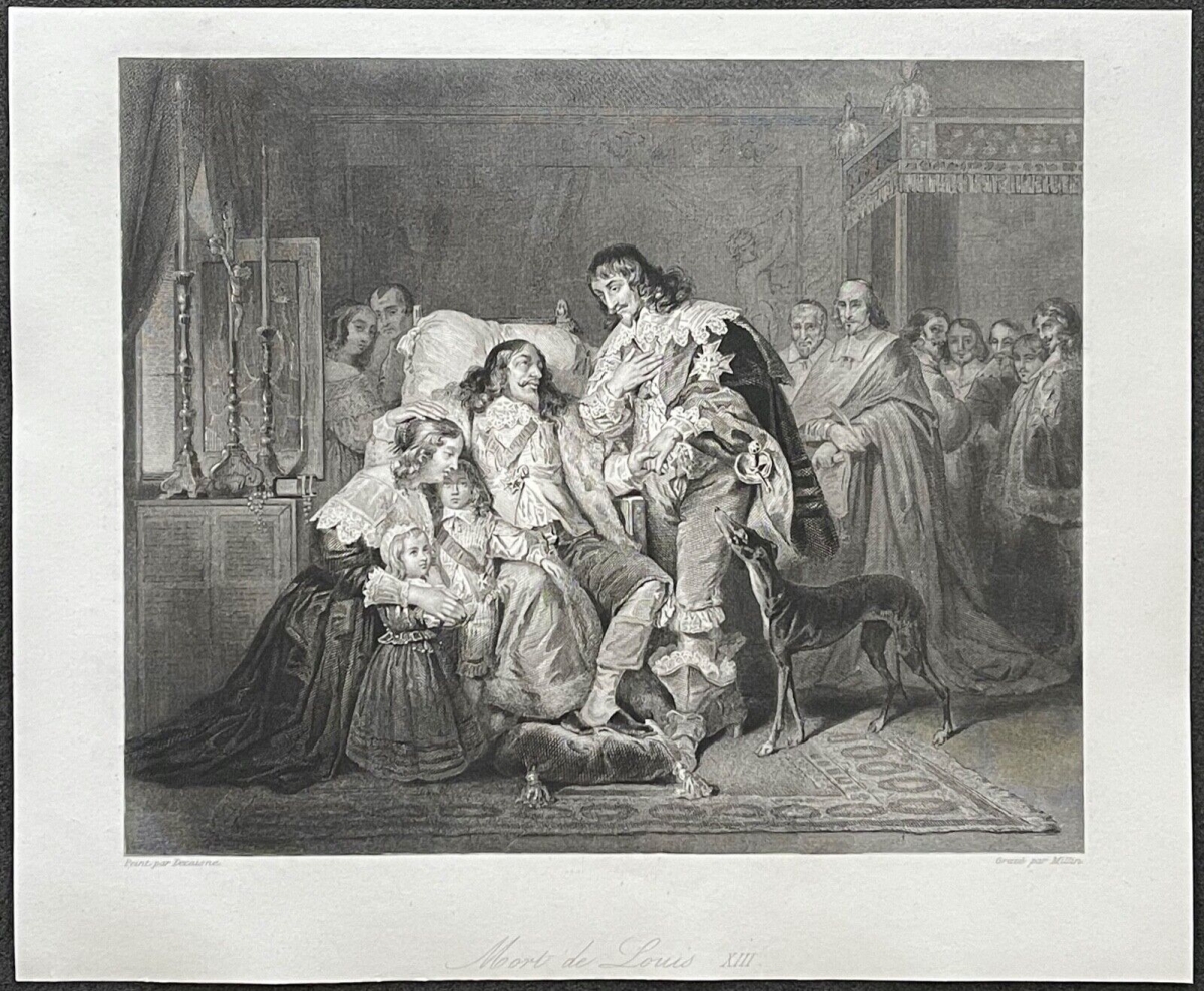 mort_de_louis_xiii_roi_de_france_gravure_vers_1840_bourbon