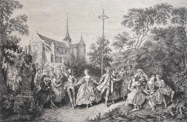 nicolas_lancret_la_ronde_champetre_graveur_charles_de_billy_tirage_1881