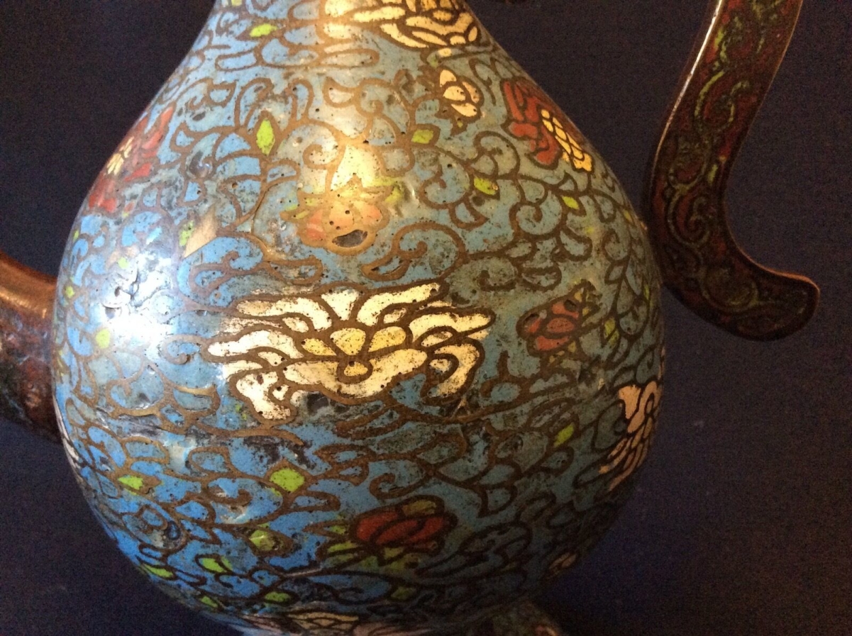japon_verseuse_cloisonne_circa_1880_marquage_apocryphe_ming_xuande_japan