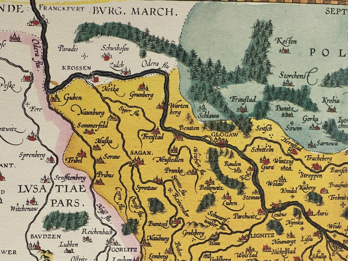 allemagne_silesie_carte_martino_helwigio_de_1595_tirage_de_1969_silesiae