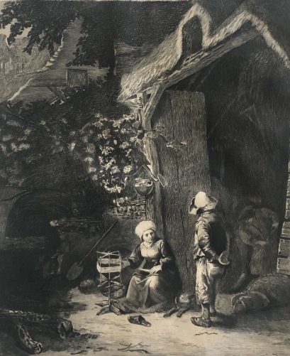 dapres_adriaen_van_ostade_la_devideuse_gravure_salon_de_paris_1913