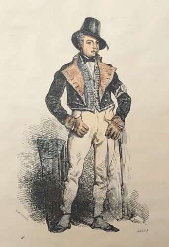 cocher_de_poste_dapres_henri_monnier,_grave_par_lavieille,_vers_1840_