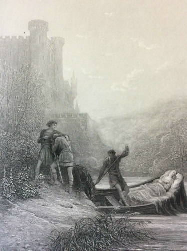 gustave_dore_gravure_les_idylles_du_roi_alfred_tennyson_1869_roi_arthur_xix_eme