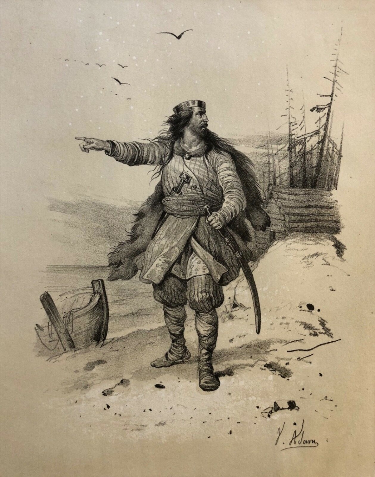 riourik_813-879_fondateur_de_lempire_russe_estampe_de_1840_riourikides_russie