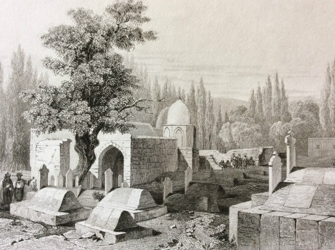 proche-orient__syrie,_damas,_dimachq_al-cham__tombeaux_emirs_damasquins_?_gravure_
