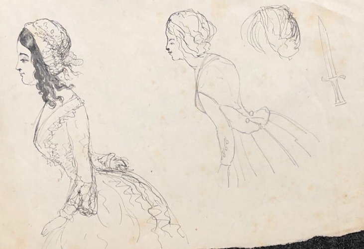 danse_vers_1843_dessin_a_lencre_anonyme