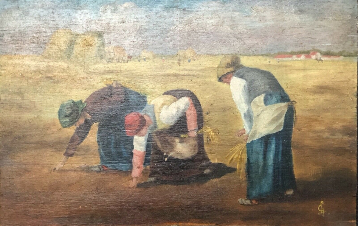 les_glaneuses_dapres_jean-_francois_millet_peinture_sur_bois_xixe_monogramme