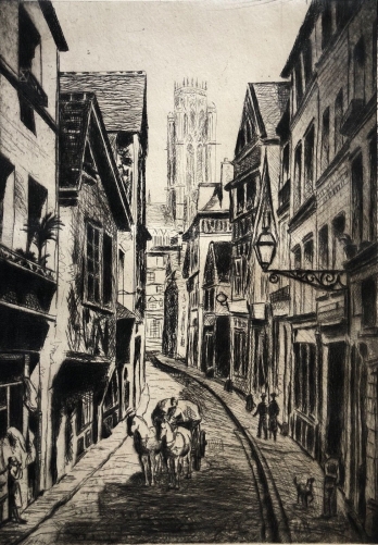 rouen_estampe_en_pointe_seche_signee_illisible