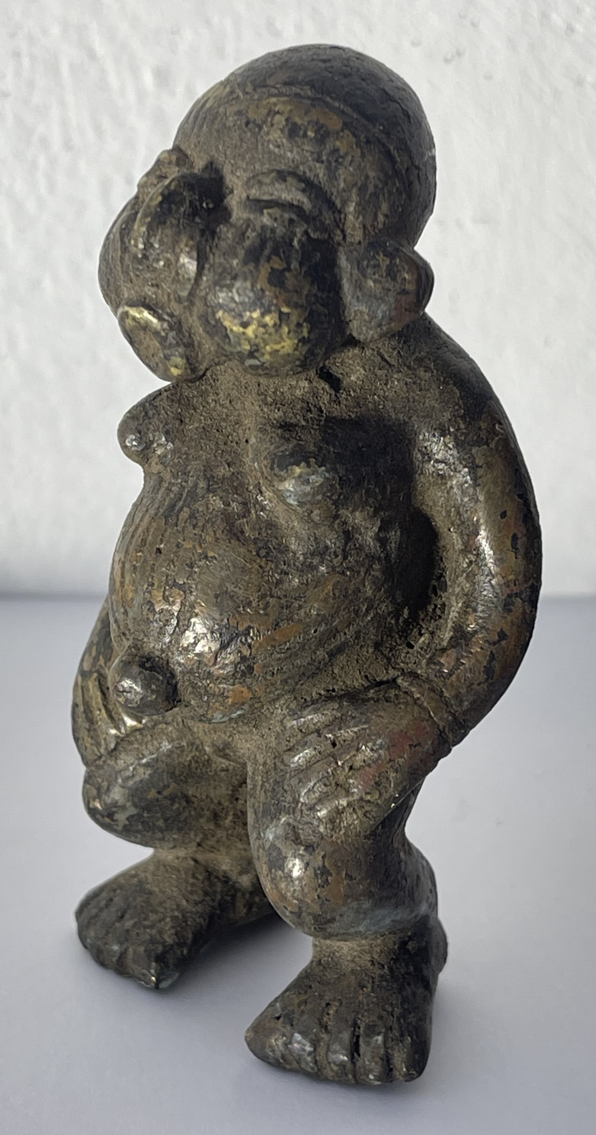art_premier_statuette_bronze_tikar_cameroun_8,9_cm_afrique_animisme_animiste