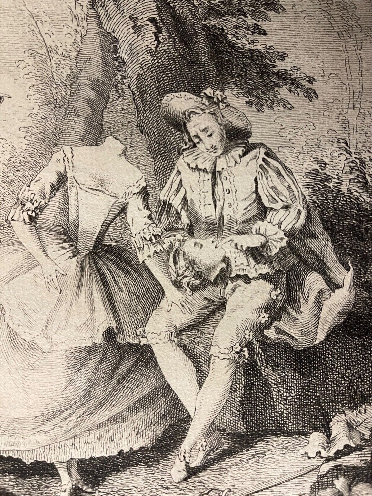 antoine_watteau_1684-1721_graveur_aveline_la_bonne_femme_oeuvre_rare_misogyne
