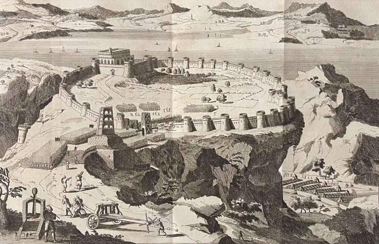 siege_de_masada_israel_terrasse_romaine_gravure_originale_vers_1750