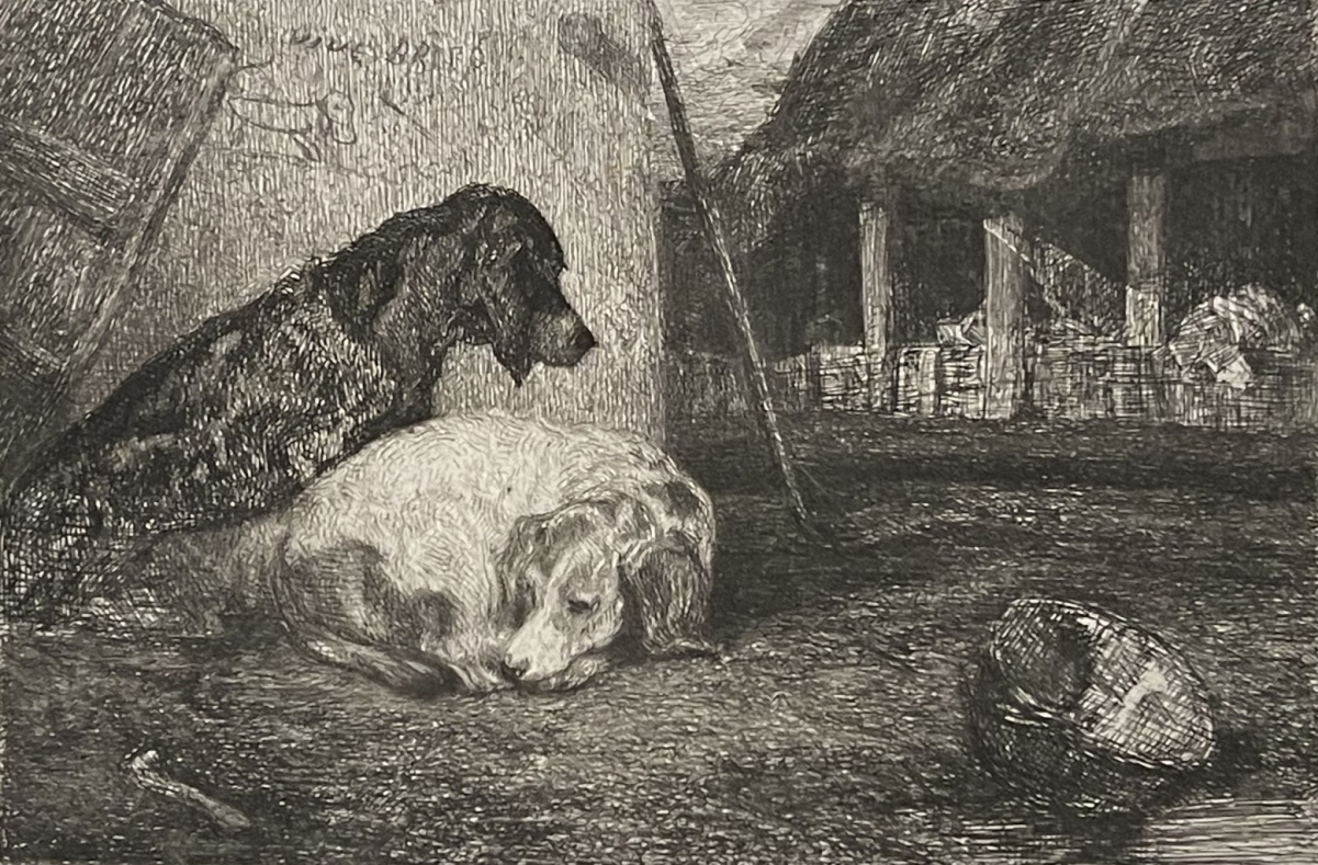 les_deux_chiens__alexandre_gabriel_descamps_1803-1860_engraving_1869_