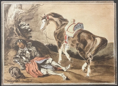 eugene_delacroix__chevallier_au_repos,_photogravure_1928_
