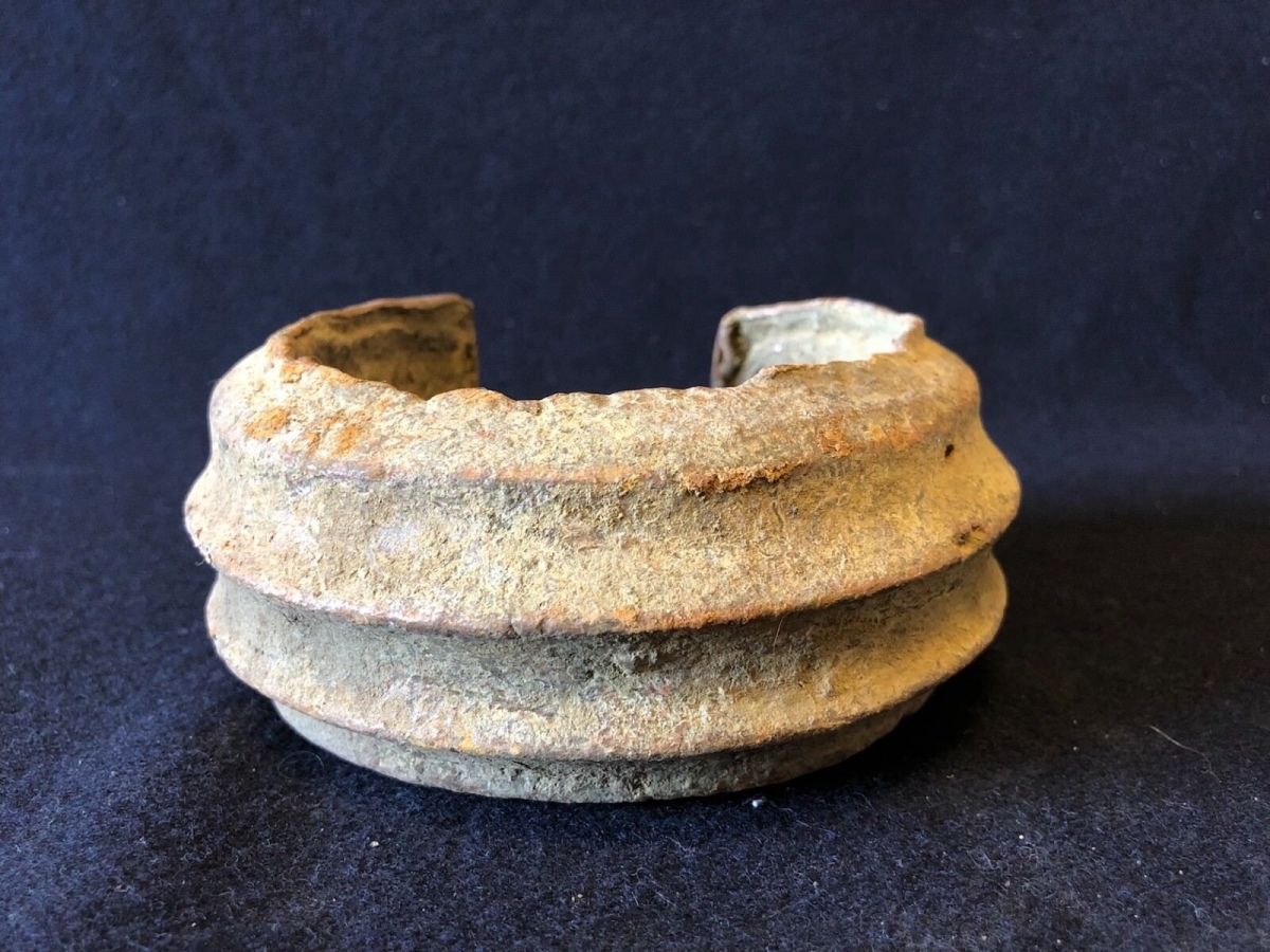 mongo_afrique_congo_belge_ancien_bracelet_monnaie_bijoux_bronze_1kg_565