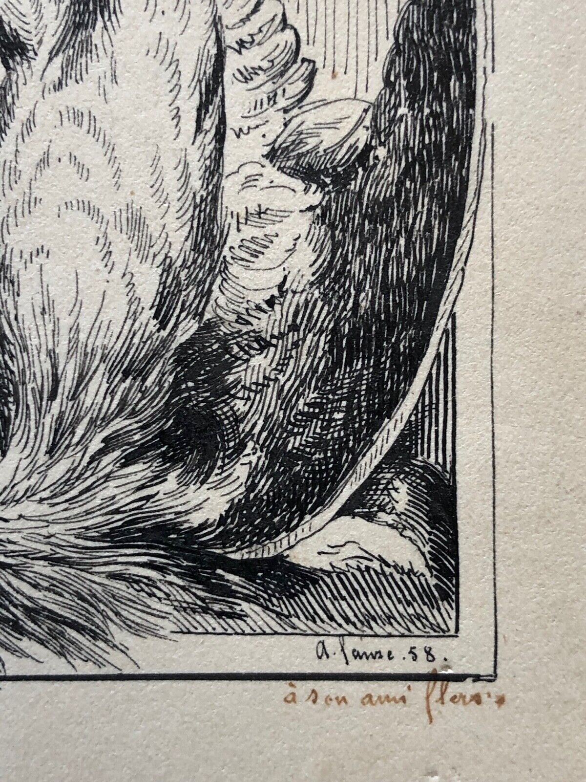 nature_morte_au_heron_et_biche_encre_signee_a_faure_1850_chasse