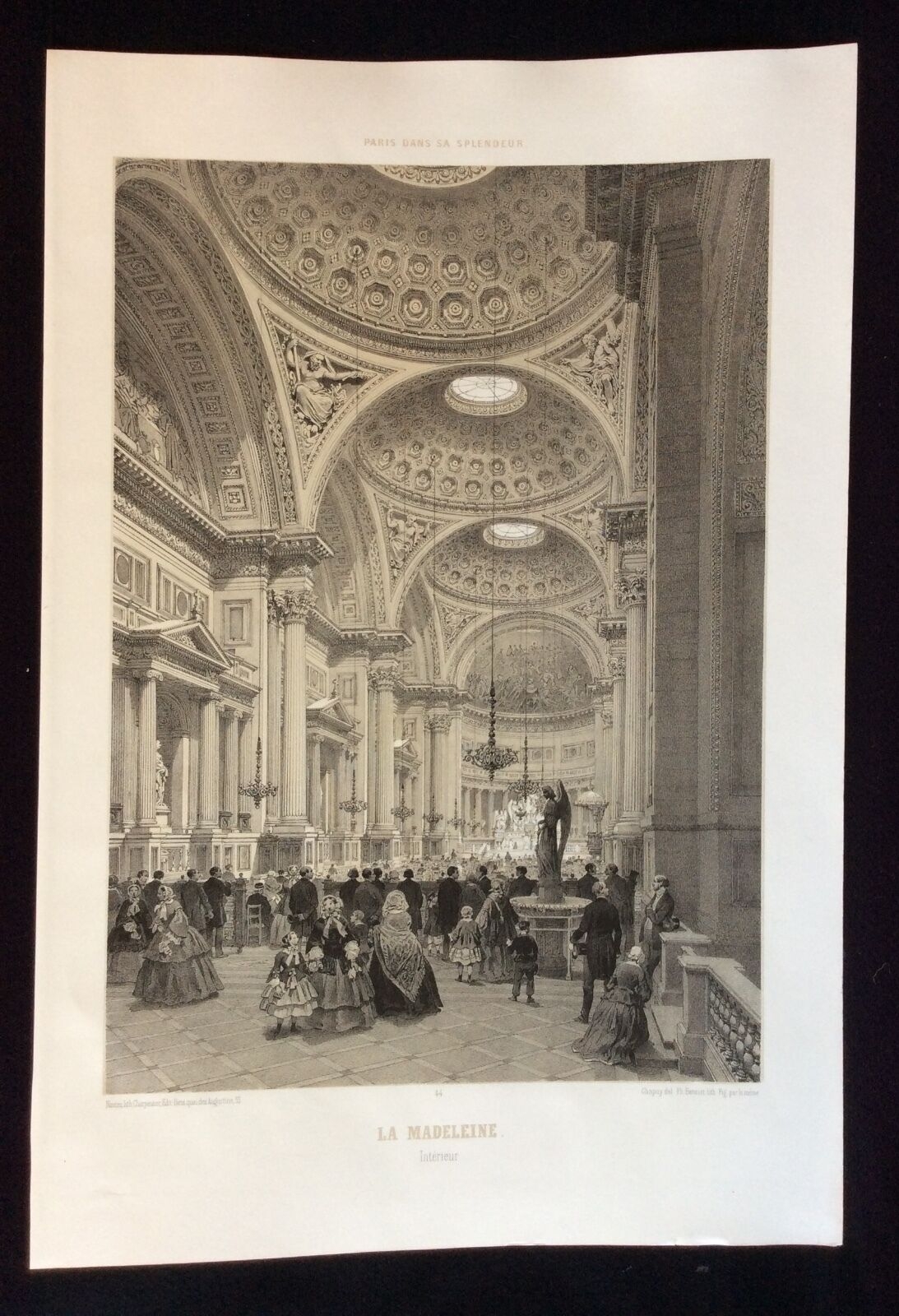 grande_estampe_de_paris_la_madeleine_interieur_en_1866_france