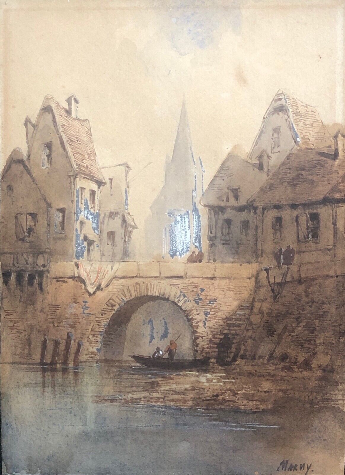 paul_marny_1829-1914_aquarelle_vue_dune_ville_normandie_vers_1860