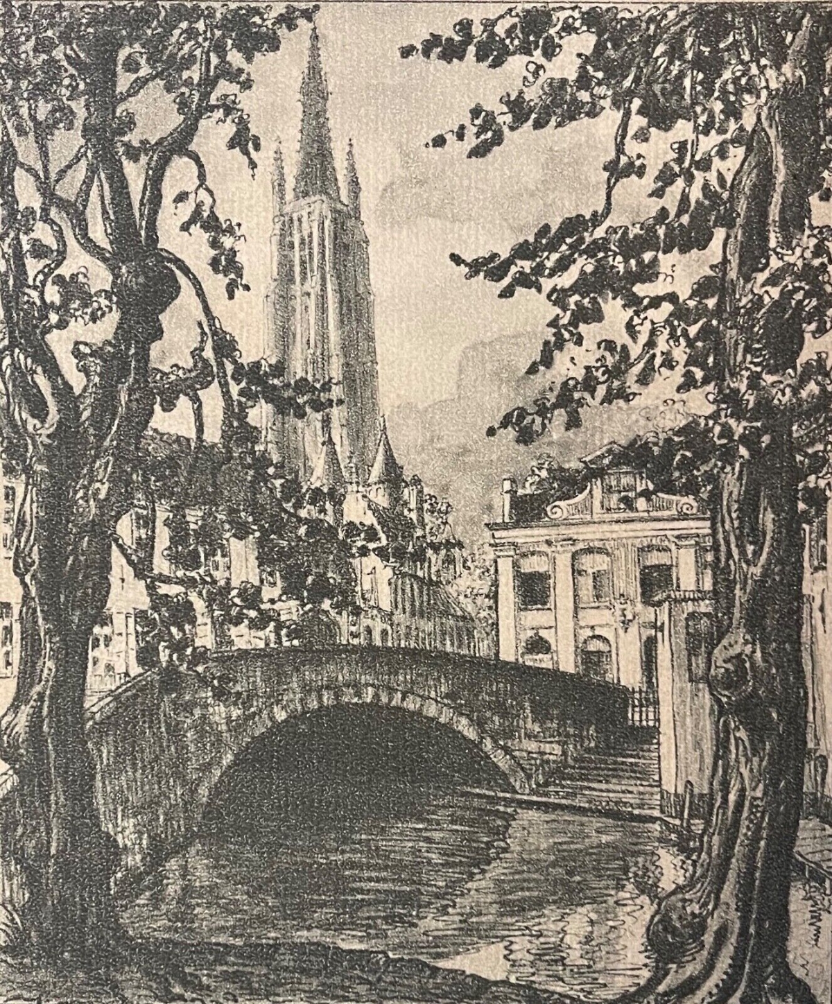 bruges_en_1960_dapres_albert_goethals_1885__1973_sur_verge_signe