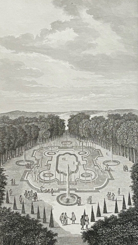 chateau_de_versailles_en_1700_bosquet_de_l???obelisque_gravure_de_1838_france
