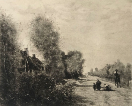 jean_baptiste_corot_route_de_waziers_douais_par_jeannin_gravure_1910