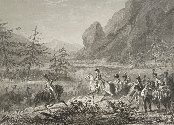 autriche_1809_combat_de_mautern_napoleon_bonaparte_empire_france_c_1840_styrie