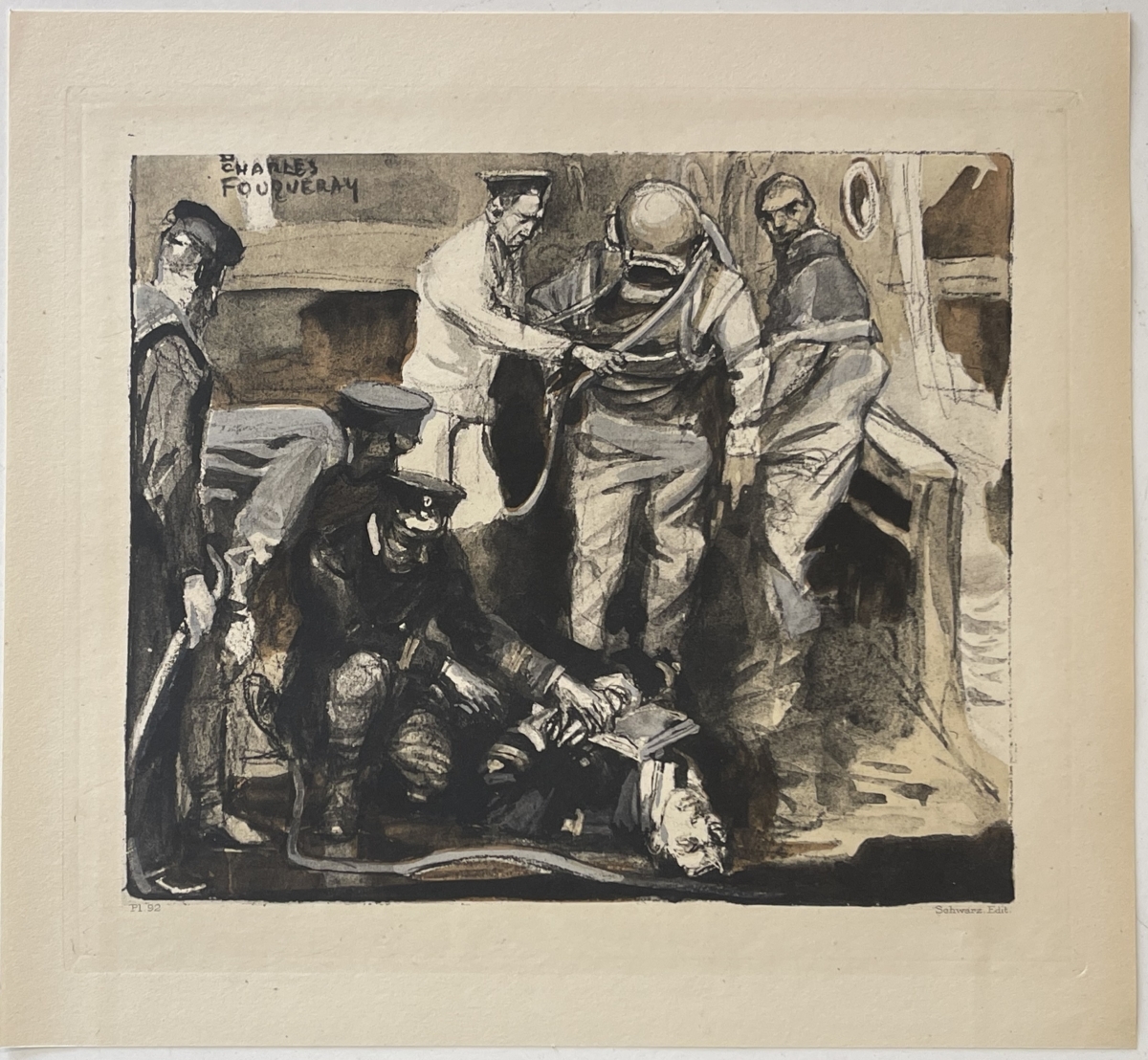 scaphandrier_recuperant_des_documents_secrets_guerre_14-18_aquatinte_vers_1920