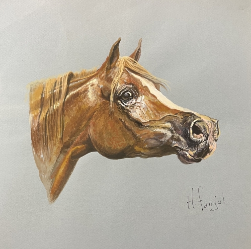cheval_par_henri_fanjul_xx-xxi_fauve_gouache