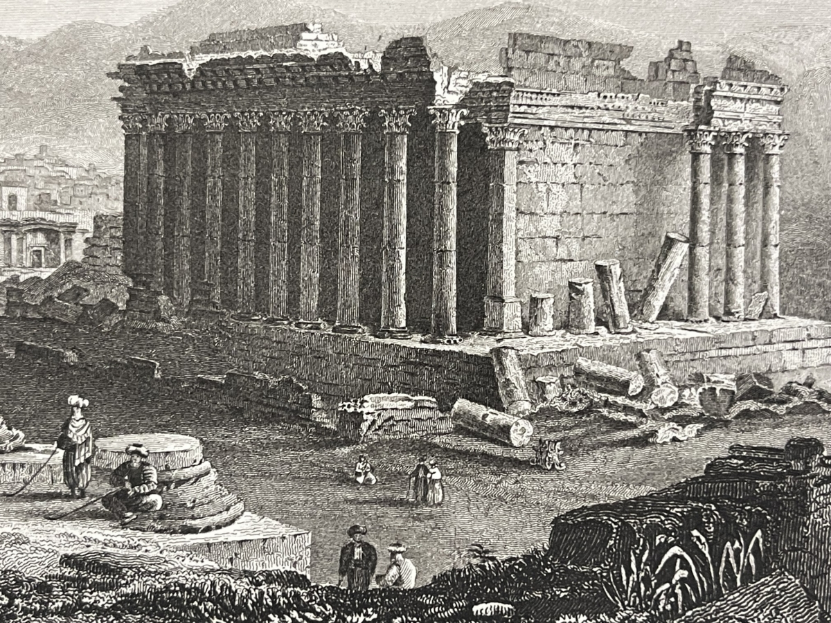 baalbek_temple_romain_de_bacchus_liban_gravure_par_aubert_1840