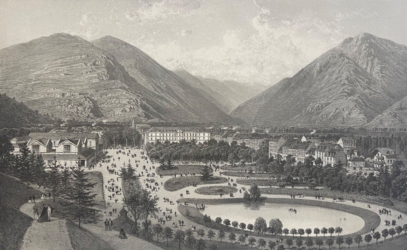 bagneres-de-luchon_parc_de_luchon_haute-garonne_lithographie_1860