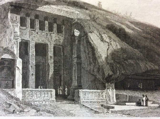 inde_goa_ocean_indien_temple_salcette_salcete_gravure_xix_eme_india,_bharat