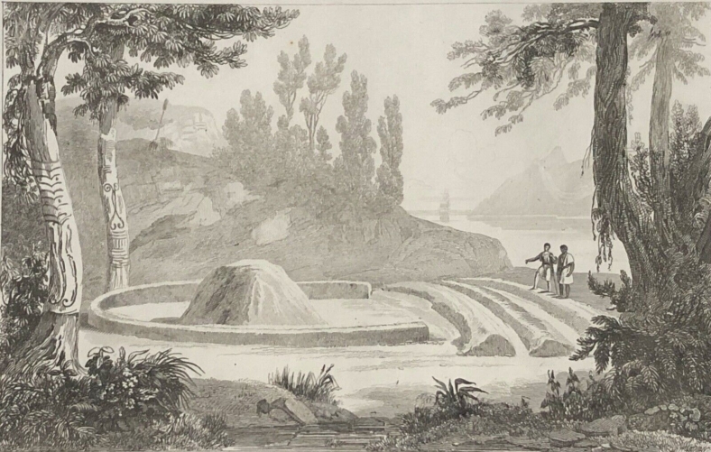 australie_australia_nouvelle_hollande_tombeau_dun_indigene_1836_xixe