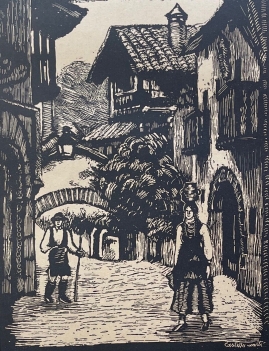 juan_castells_marti_1915-1995_navarra_espagne_xylographie_vers_1950