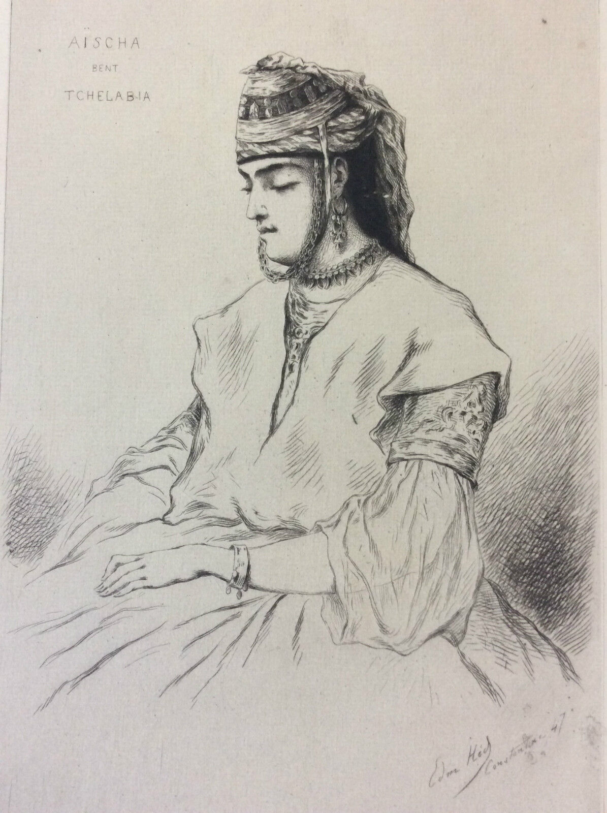 aisha_bent_tchelabia_lithographie_de_edmond_pierre_a__hedouin_1820-1889