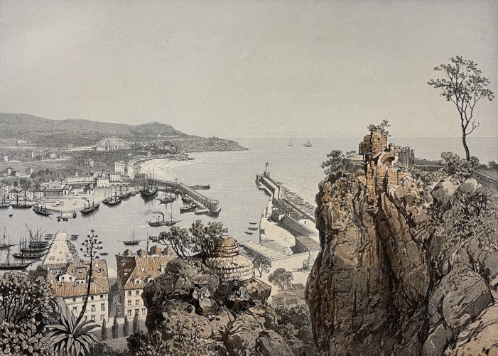nice_le_port_lithographie_1864_alpes-maritimes_provence_alpes_cote_dazur_france