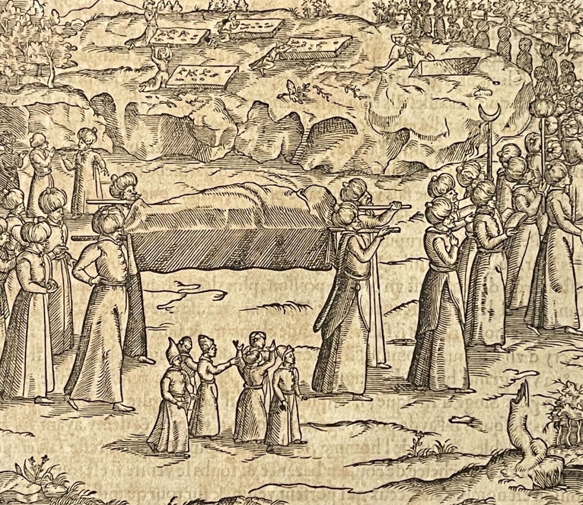 funerailles_en_turquie_par_andre_thevet_1504-1592_gravure_de_1575