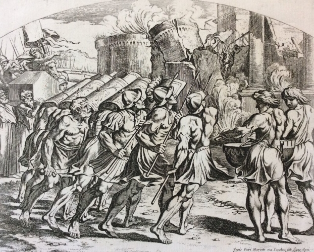 nicolas_chapron_ou_chaperon_dapres_raphael_attaque_muraille_jericho_xviii